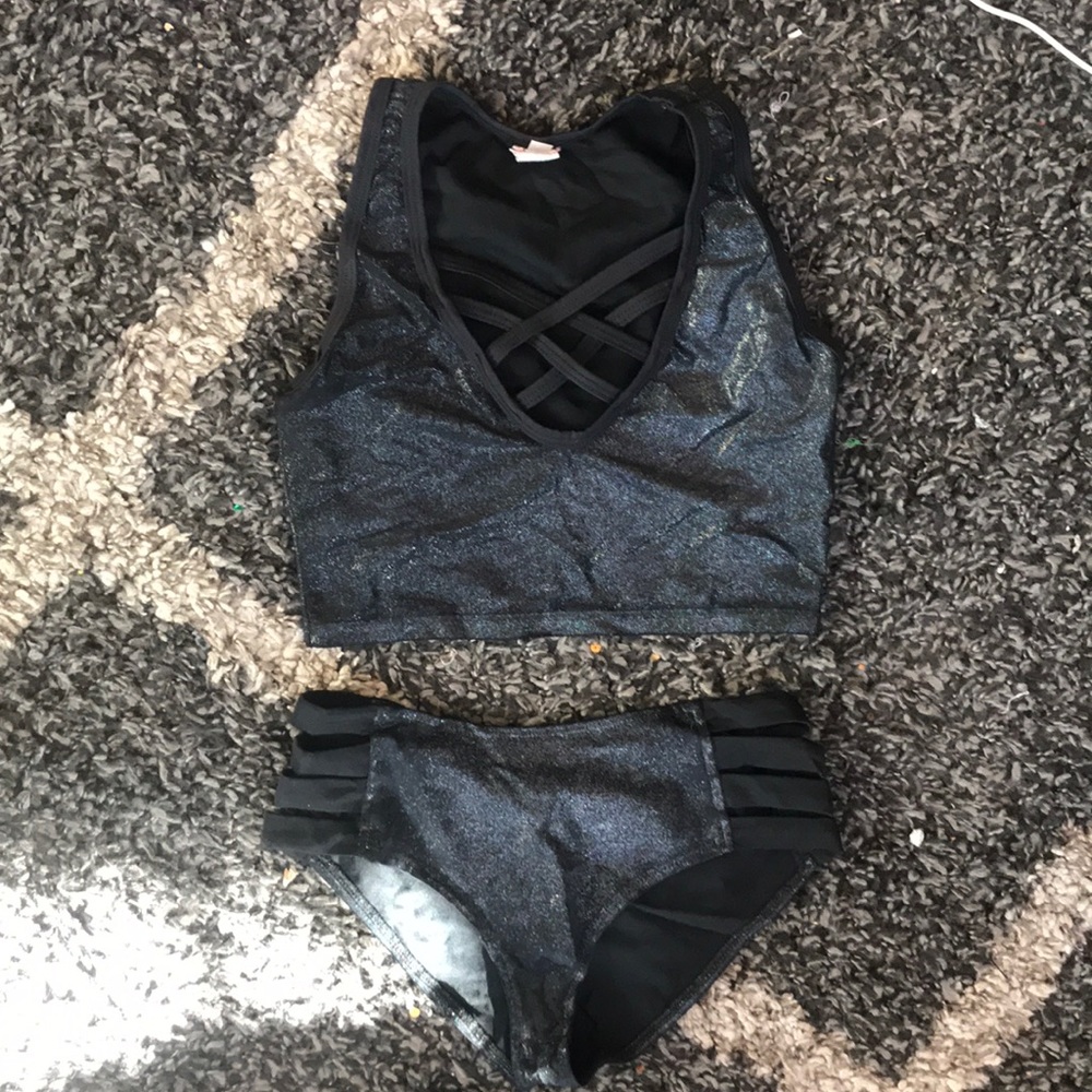 Sparkly Black Set Size Small